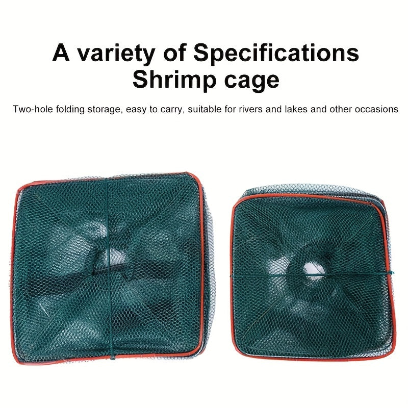 2pcs Foldable Fishing Trap For Shrimp Crayfish Lobster