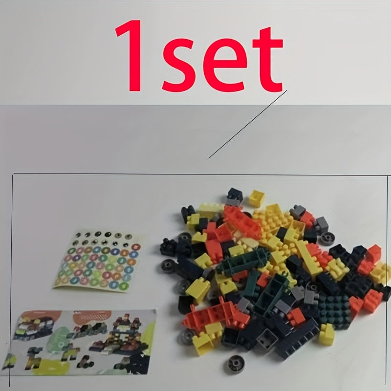 Colorful Stacking Puzzle Bricks for Ages 3 Creative Play & Skills Development
