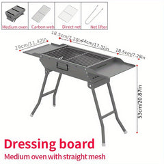 Portable Charcoal Grill for Camping Hiking Picnics