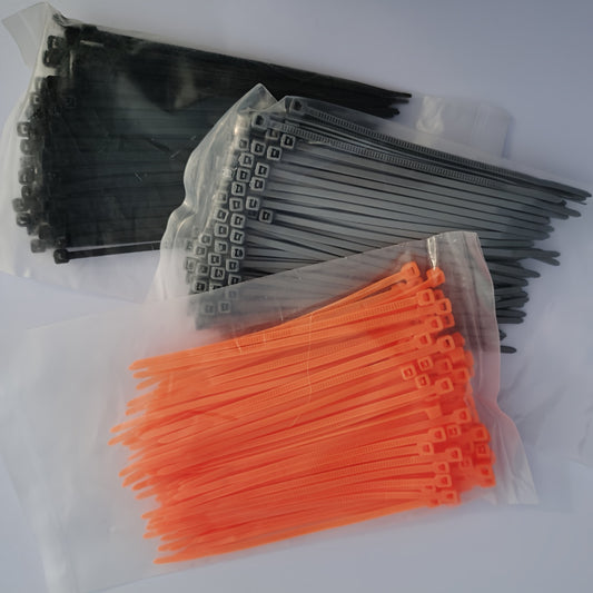 100pcs Colorful Tie And Tie 2 5 100mm Colorful Decorative Tie Bundle Tie Harness