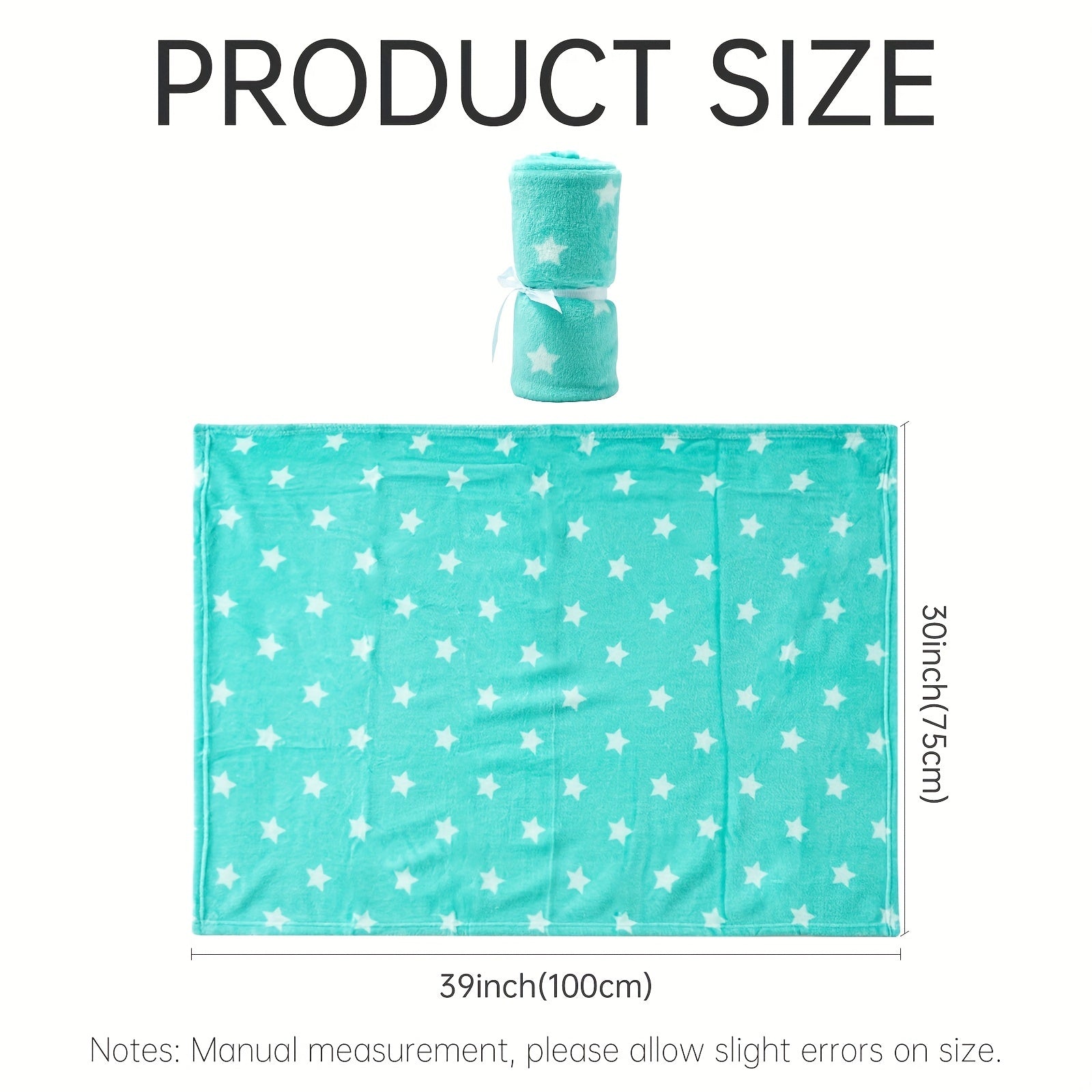 Soft Plush Baby Blanket for Newborns