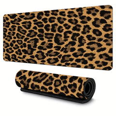 Leopard Print Desk Mat Desk Pad Large Gaming Mouse Pad E Sports Office Keyboard
