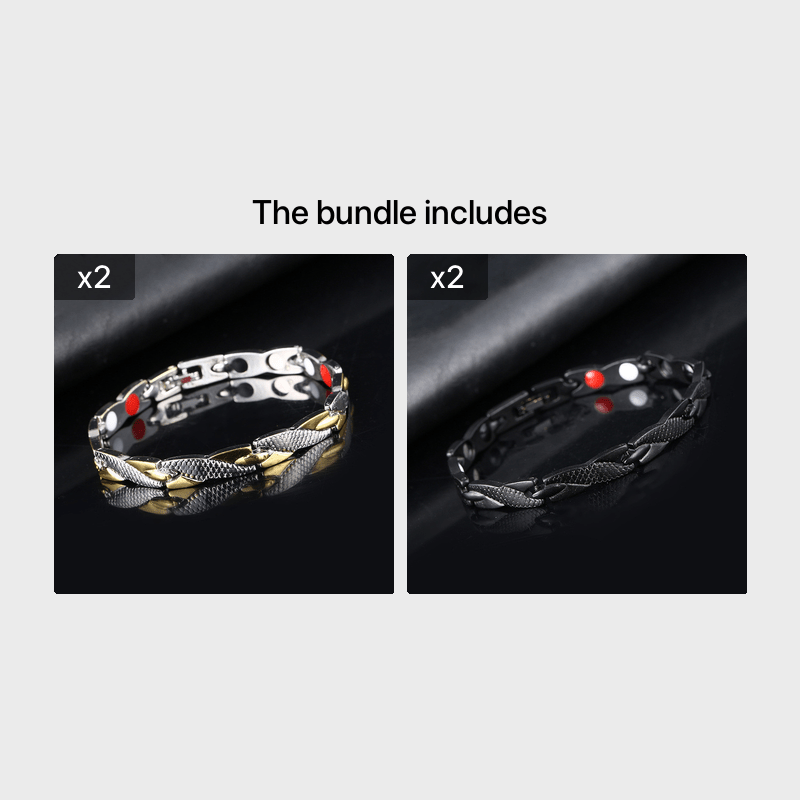 Snake Dragon Magnetic Therapy Bracelet Weight Loss Sports Jewelry