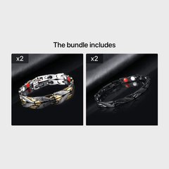 Snake Dragon Magnetic Therapy Bracelet Weight Loss Sports Jewelry