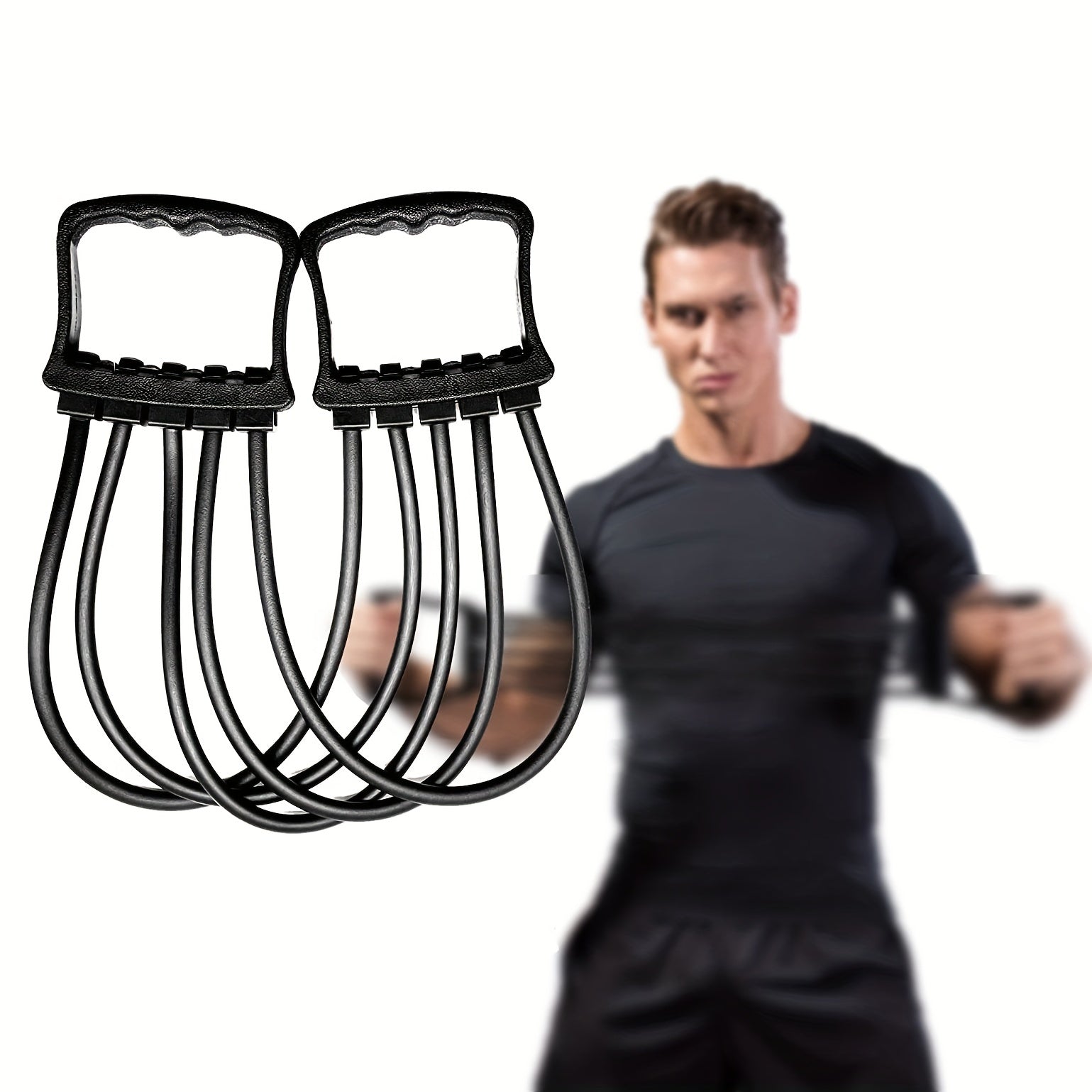 Adjustable 5 Band Chest Expander Full Body Workout Set for Strength Flexibility