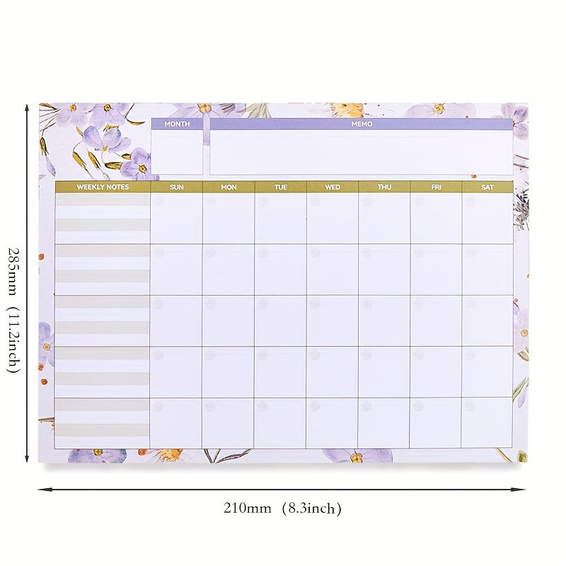 Tearable Core Desk Calendar Planner Memo 4 Styles