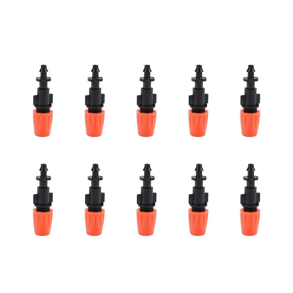 30pcs Garden Irrigation Sprayer Fog Nozzles Adjustable Misting Atomizing