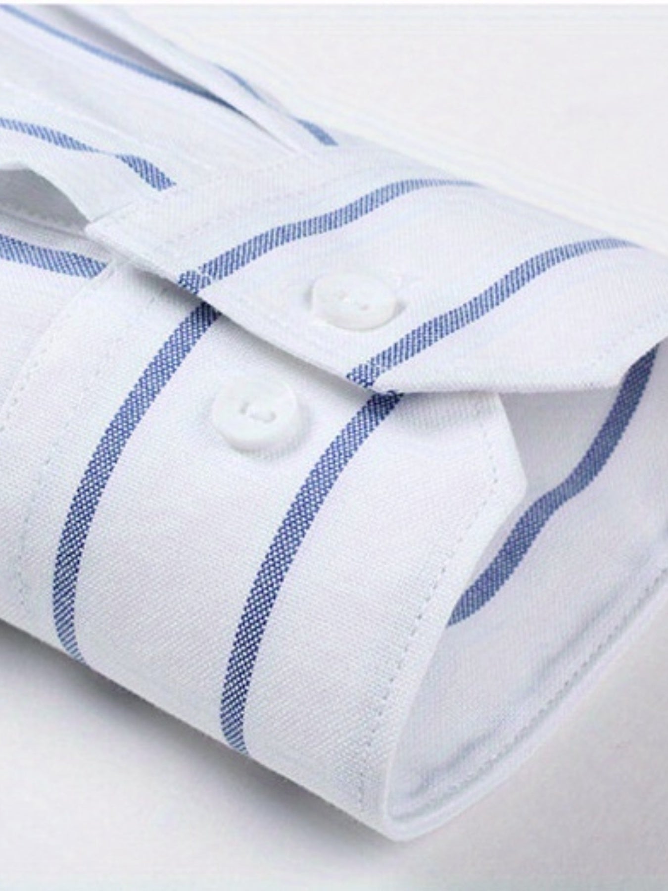 Men's Classic Stripe Button Up Shirt