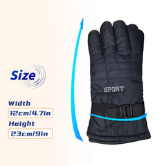 Winter Fleece Lined Waterproof Touch Screen Gloves