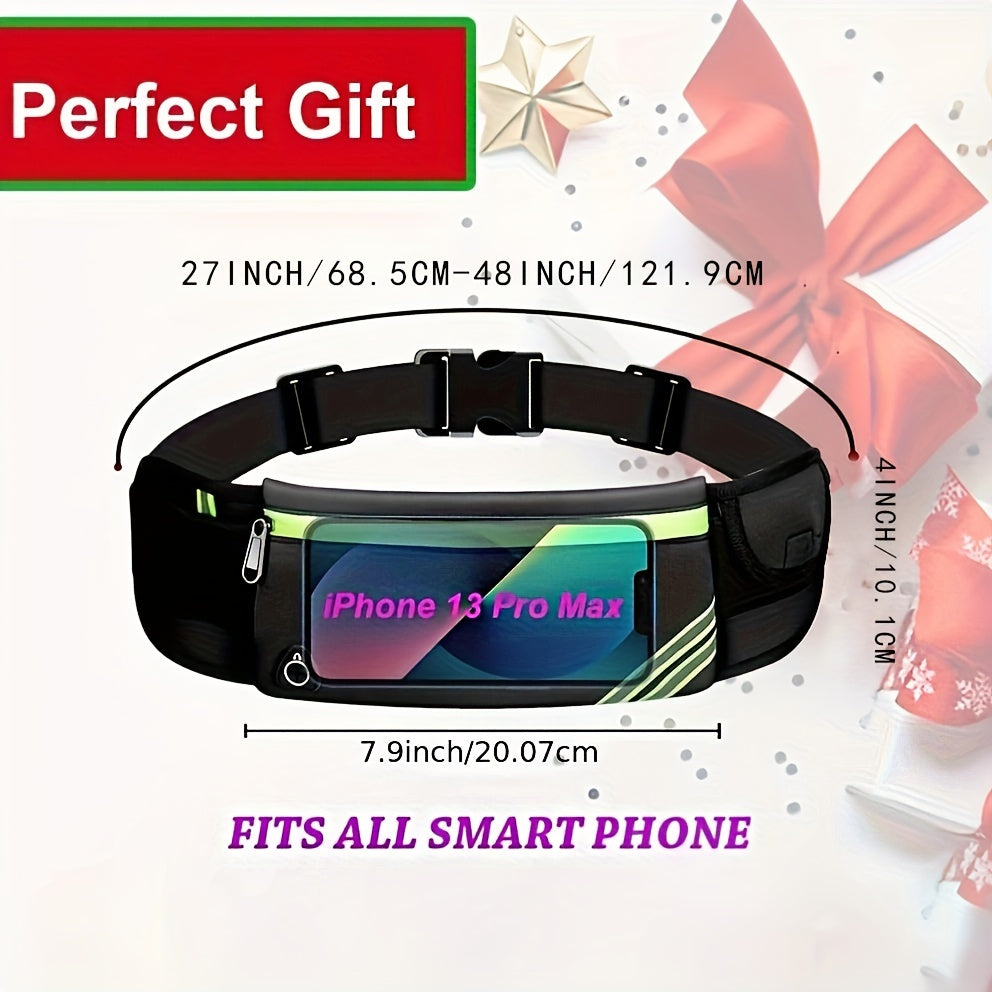 Reflective Running Belt Fanny Pack Waist Pack Bag For Hiking Cycling