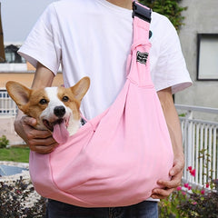 1pc Folding Dog Backpack Portable Breathable Pet Going Out Bag