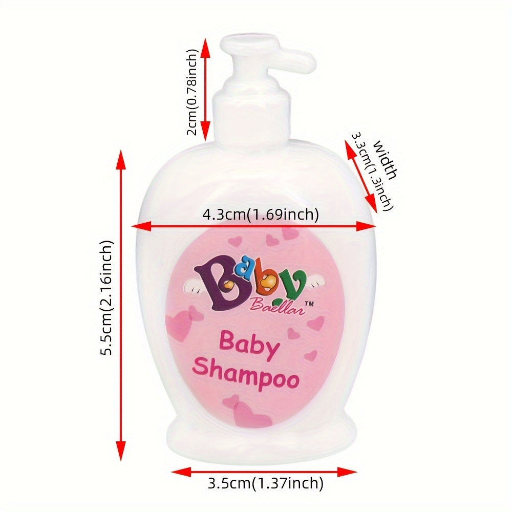 5pcs Reborn Doll Bath Bottle Supplies Set for 40cm Dolls
