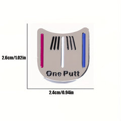 Golf Hat Clip w/ Magnetic Ball Marker Durable Metal Clip Easy Attachment