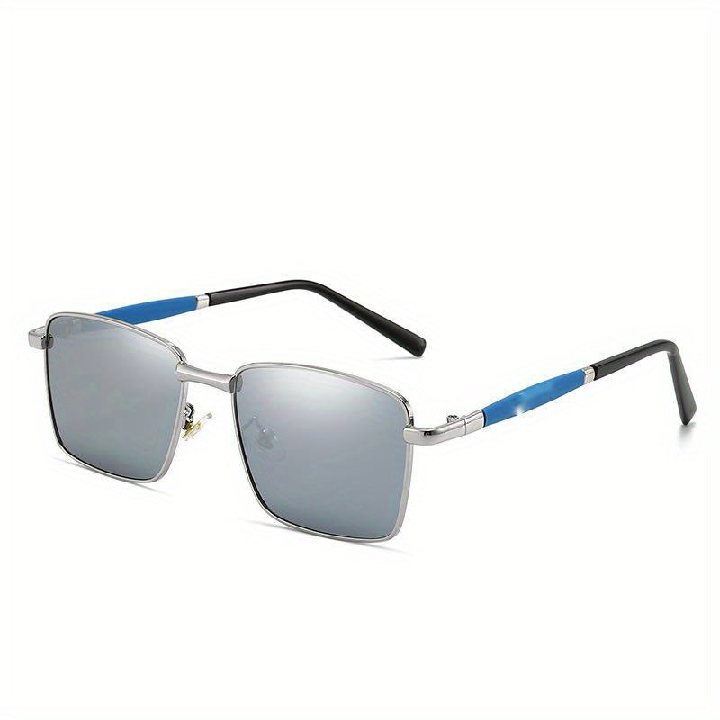 Polarized Sunglasses Men's Driving Fishing Metal Sunshade UV Protection Glasses