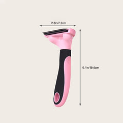 2-in-1 Pet Grooming Comb & Deshedding Tool - for Cats Dogs Puppies
