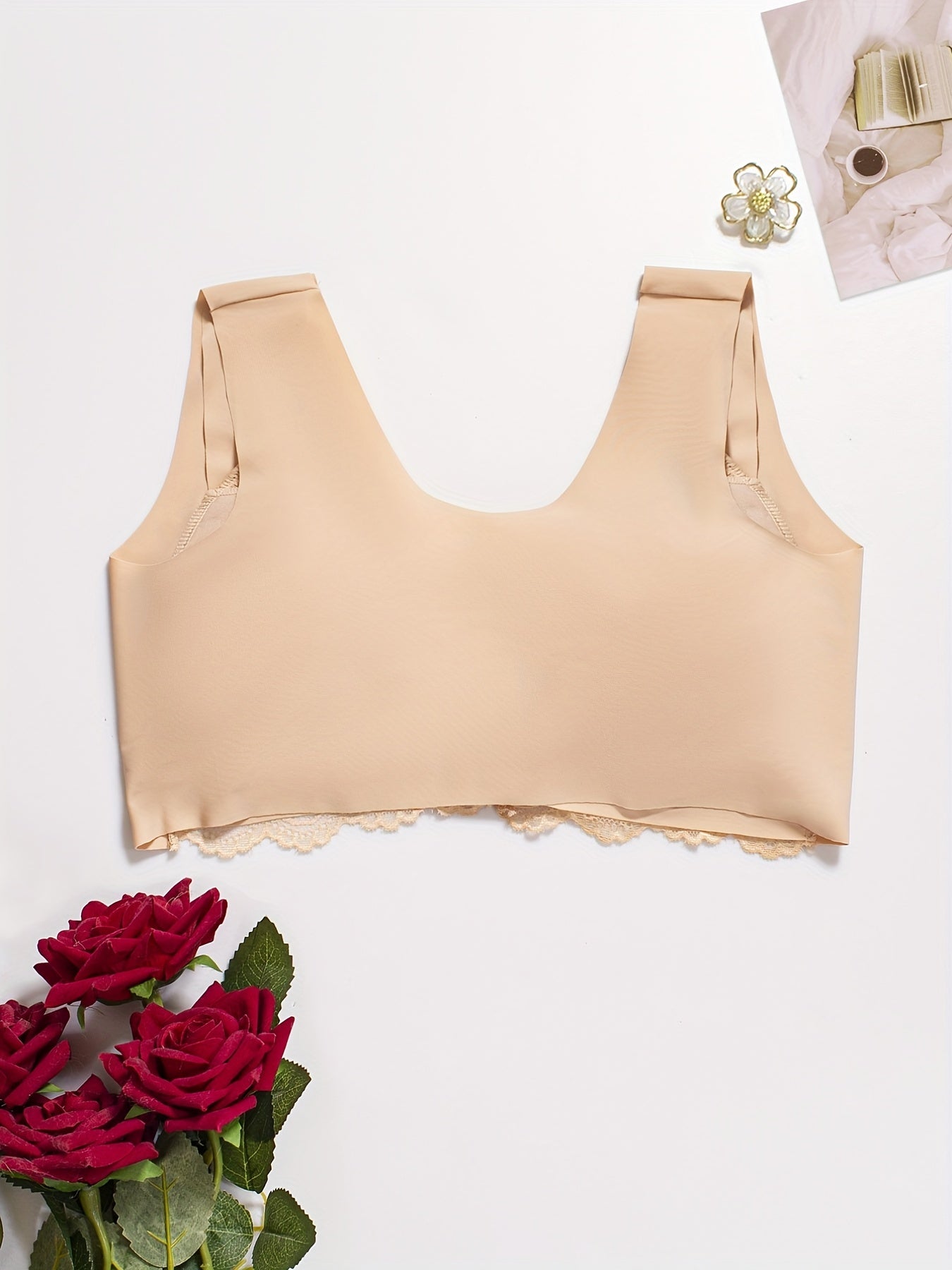  Bra Women's Plus Front Close Wide Strap Full Coverage
