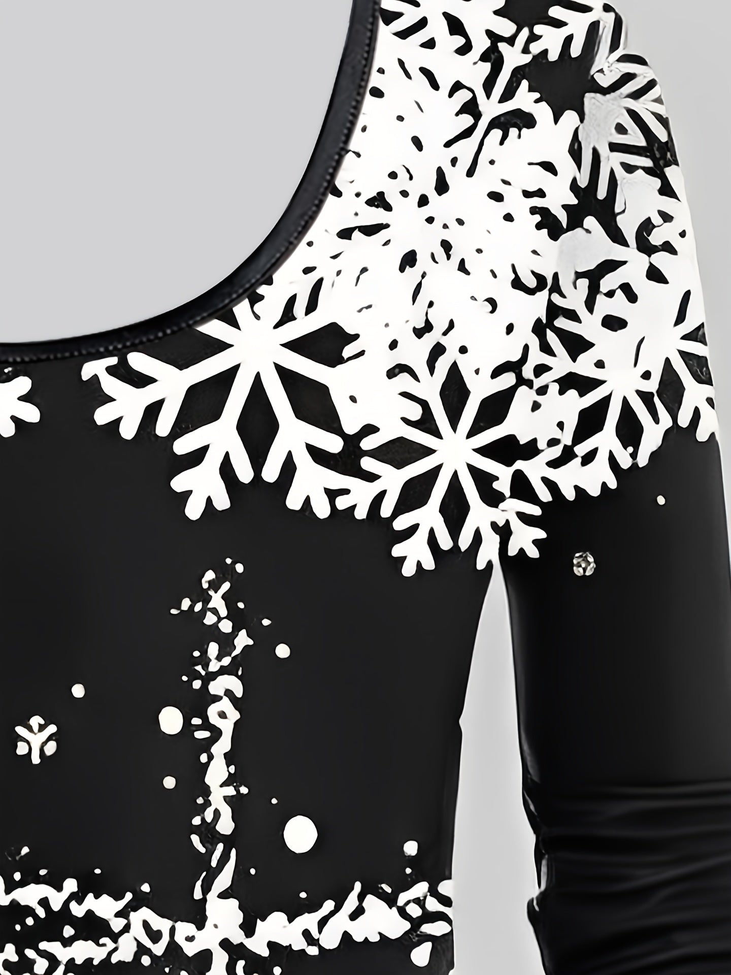  Christmas Snowman & Snowflake Tunic Top & Leggings