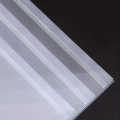10pcs A4 Transparent Plastic Envelope File Bags for Office Storage