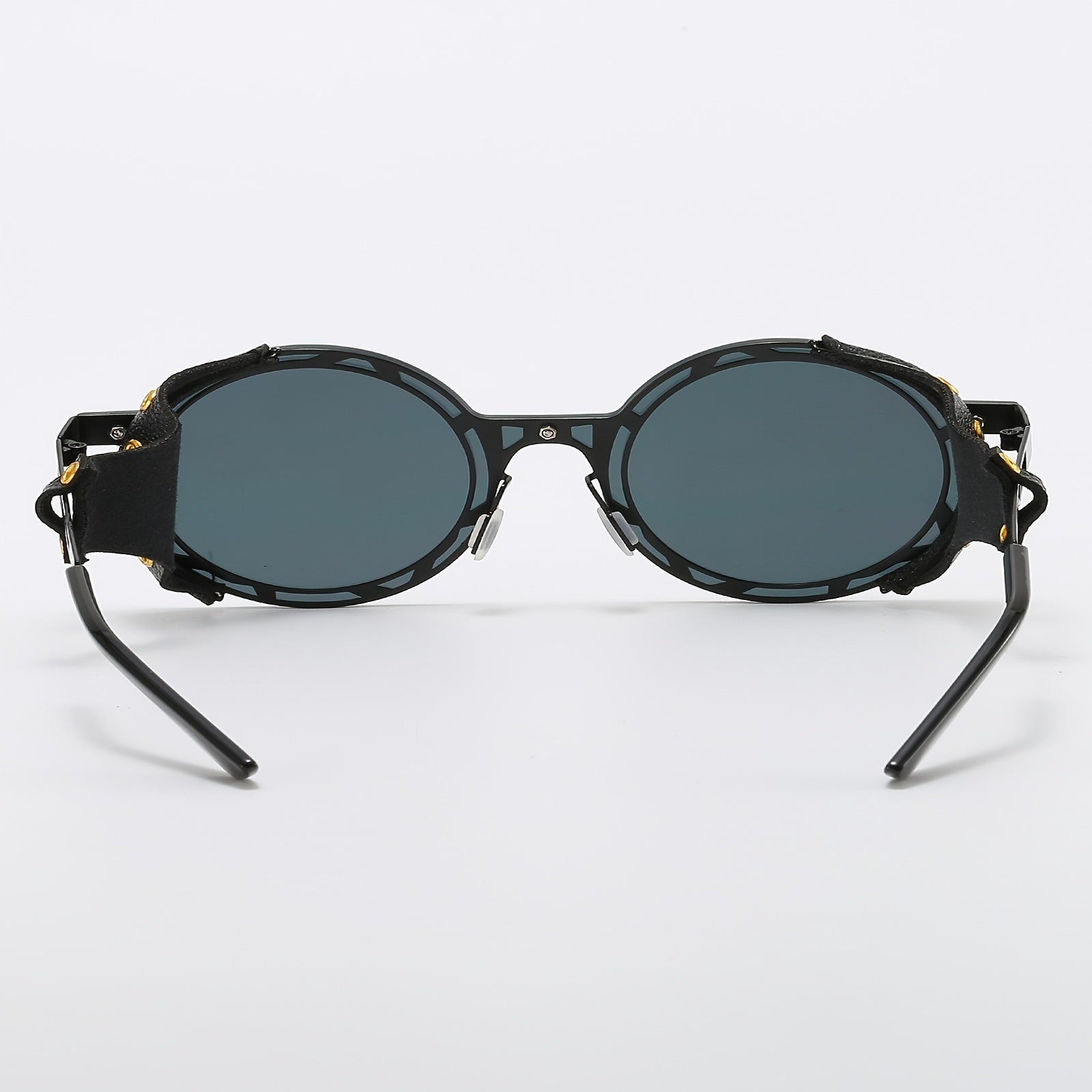 Vintage Oval Glasses Steampunk Lens Sun Glasses Women Unisex Eyeglasses