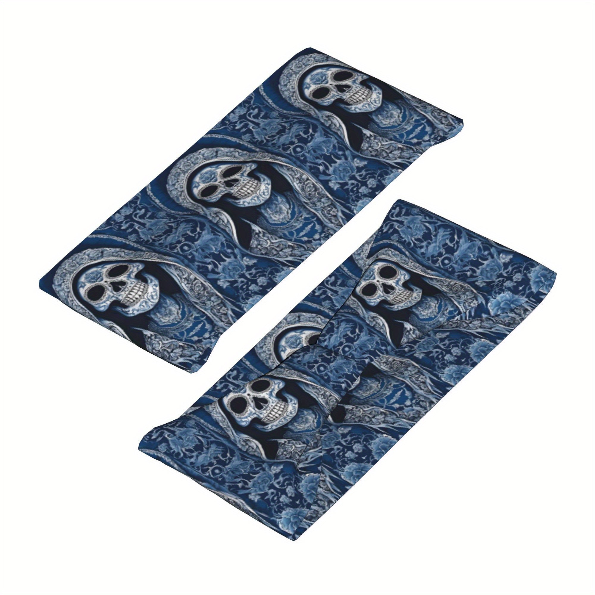 Skull Sports Headband Sweat Wicking Stretchy Polyester
