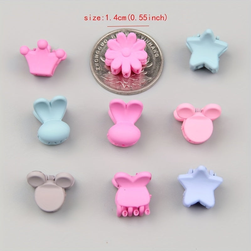 Colorful Hair Clips for Kids Mini Frosted Clips for Infants & Toddlers