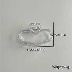 Geometric Hair Claw Clips Bowknot Heart Shaped Hair Pins