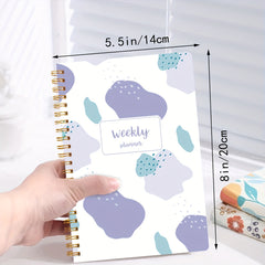 Weekly Goals Planner Checklist Habit Tracker Purple
