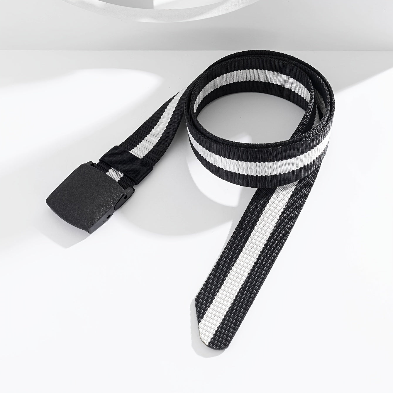 Tank Pattern Nylon Belt