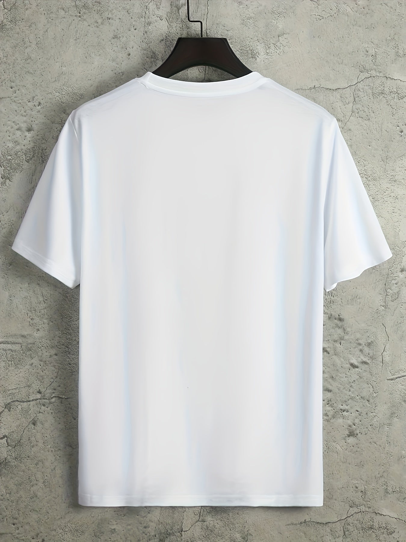 Money Print Men's T shirt, Round Neck Short Sleeve Tops
