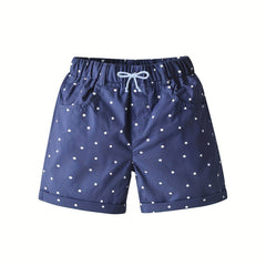Boys Polka Dot Casual Shorts Soft Comfortable Breathable For Summer Kids Clothes