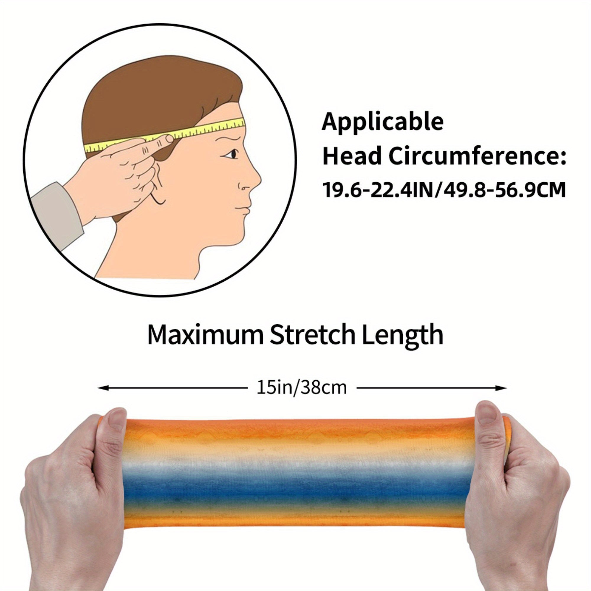 Vibrant Tie Dye Headband for Sports & Casual Wear