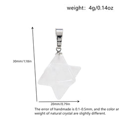 1pc Natural Crystal Pendant Amethyst Lapis Lazuli for Jewelry DIY