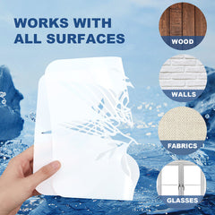 1pc US 1pc PET Hollow Out Drawing Stencils with Paint Brushes Scrapbook Kit