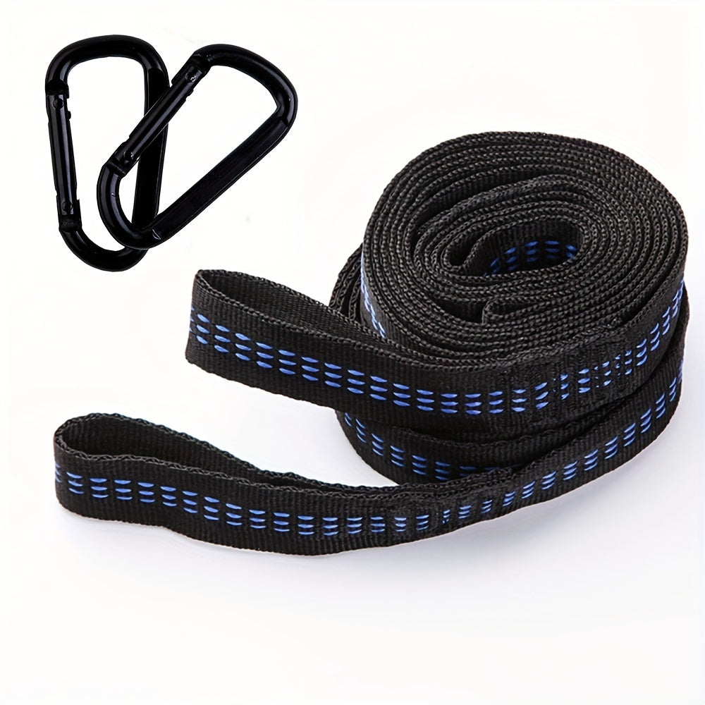 2pcs Hammock Tree Straps Hanging Rope Outdoor Adjustable Strap Bandage