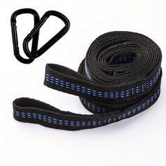 2pcs Hammock Tree Straps Hanging Rope Outdoor Adjustable Strap Bandage