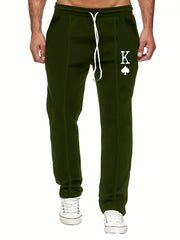 Spade K Graphic Drawstring Pants Men s Pants For Spring Summer Outdoor