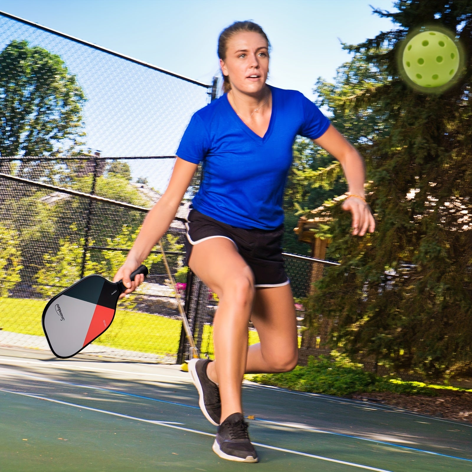 Pickleball Paddle Set with Racket 2pcs and Bag 4pcs