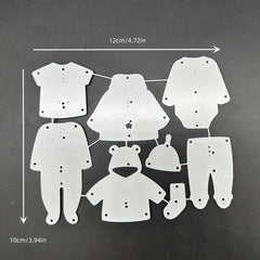Boys Clothes DIY Metal Embossing Scrapbooking Cutting Die