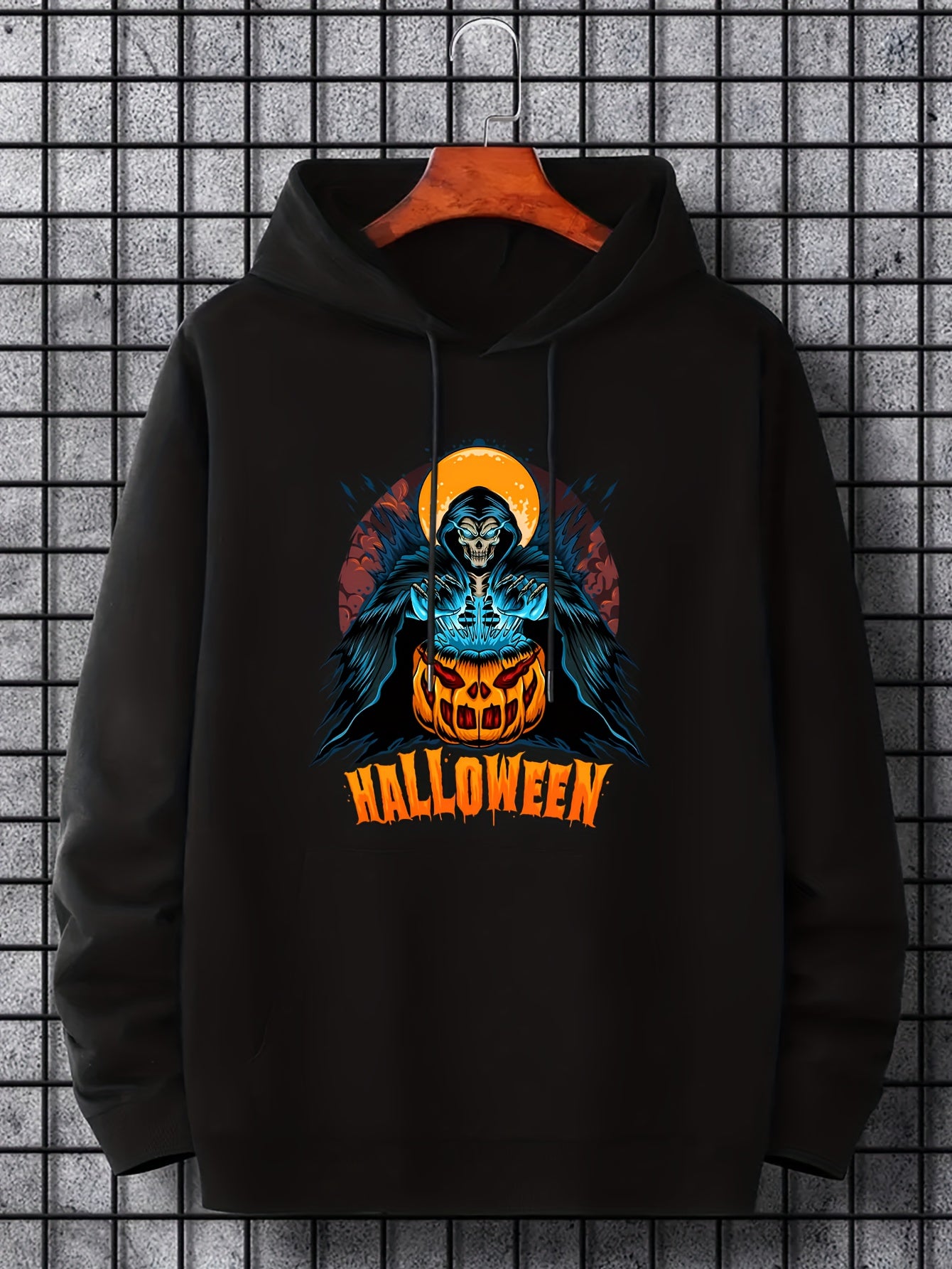 Men's Skeleton Graphic Hoodie Sweatshirt for Halloween