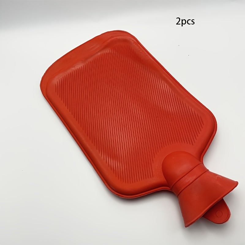 2pcs Large Water-filled Hand Warmer Bag Old-Fashioned Diagonal Design