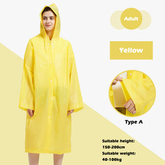 Stylish Waterproof Raincoat with Adjustable Hood - Ultimate Protection