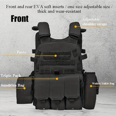 Outdoor Training Vest 600D Oxford Cloth Camouflage Multifunctional Combat
