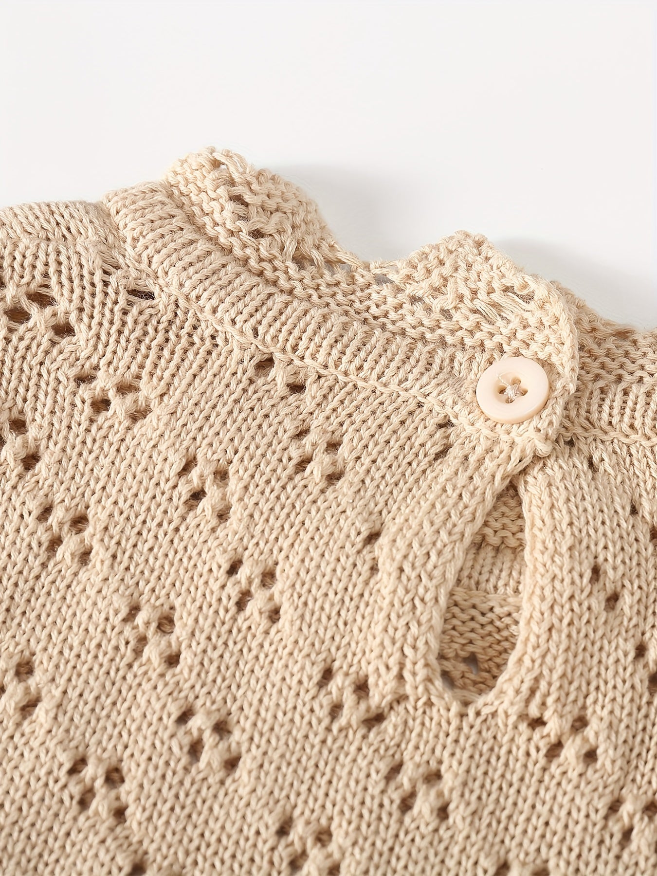 Baby Hollow Out Sweater Romper Newborn Knitted Jumpsuit