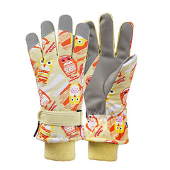 Kids Winter Ski Gloves Warm Windproof Non-slip Thickened Gloves