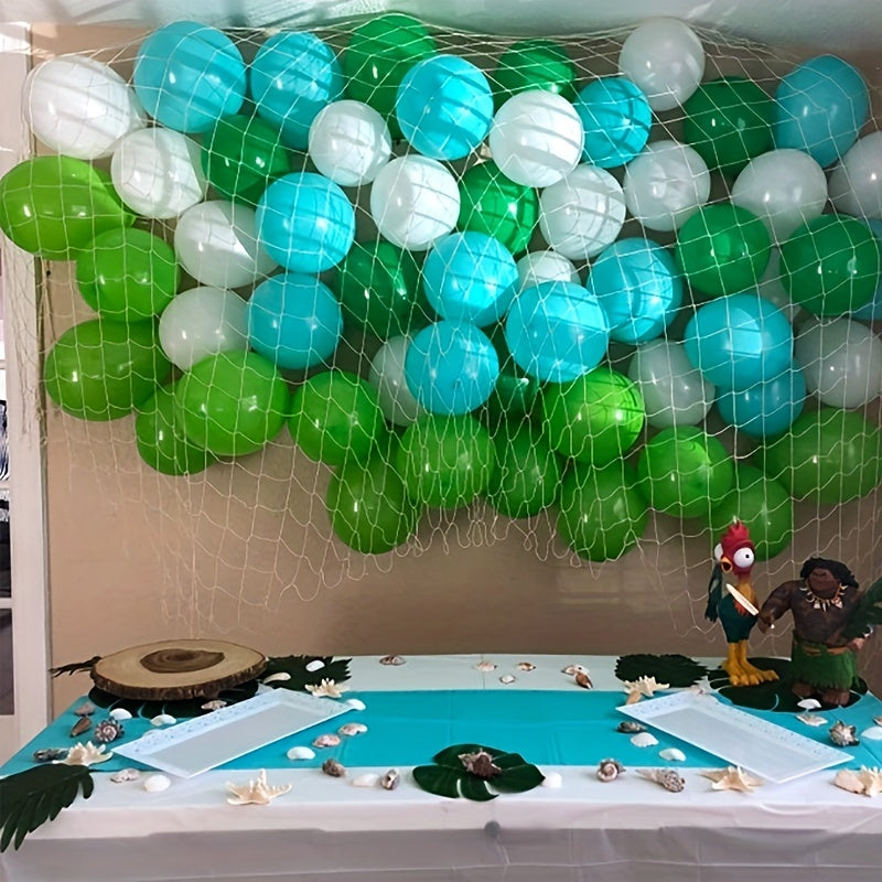 Natural Fish Net Fishnet Decoration Hawaiian And Pirate Party