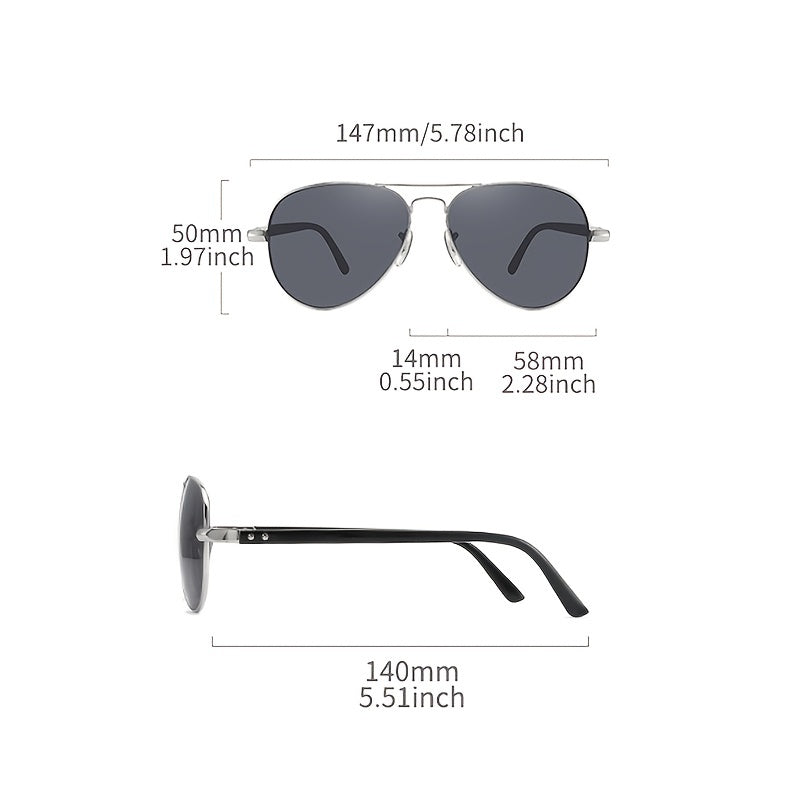 HD Polarized Double Bridge Unisex Sunglasses