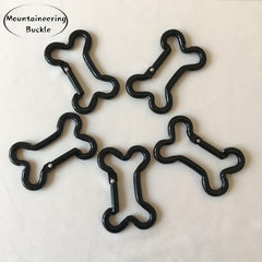 Bone Shaped Aluminum Mountaineering Buckle for Camping