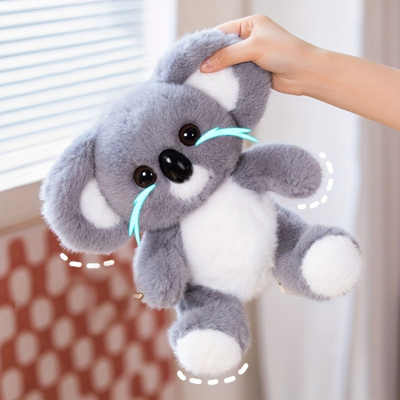 Cute Koala Plush 24 Gray for Holiday Decor in Living Room or Bedroom