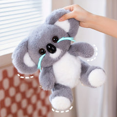 Cute Koala Plush 24 Gray for Holiday Decor in Living Room or Bedroom