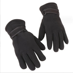 Warm Fleece Outdoor Cycling Gloves Thickened Windproof Ski Gloves